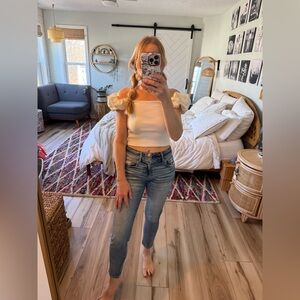 BKE Light Blue Ankle Jeans